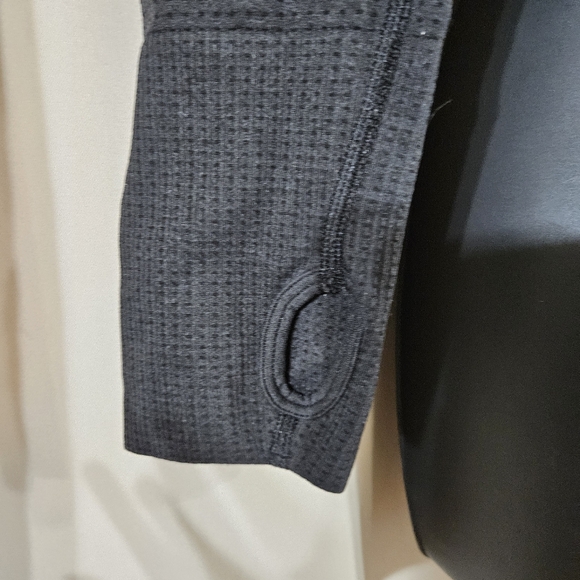 Gymshark Black Long Sleeve Crop Top Large - Picture 2 of 8